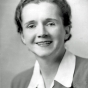 Black and white photograph of Rachel Carson, biologist, conservationist, and writer, ca. 1930s.