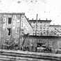 Black and white photograph of Red Wing Iron Works building, c. 1890. 