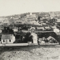 Black and white view of St. Paul looking toward the first capitol building, 1857. Photographed by Edward Augustus Bromley.