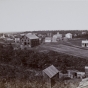 Black and white photo print of Minneapolis, c.1857.