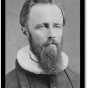 Black and white photograph of the Reverend Bernt J. Muus, c.1875. 
