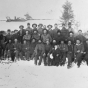 Lumberjacks employed by Swedish immigrant John Ogren