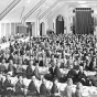 Photograph of the annual banquet of the Minnesota Farm Bureau Federation, Insurance Division held at the Lowery Hotel in St. Paul on January 16, 1950.  