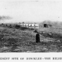 Tents erected for victims of the fire in Hinckley, 1894. 