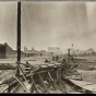 View of Hinckley main street the morning after the fire