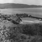 Restored stockade at Grand Portage