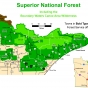 Map of the Superior National Forest