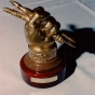 Color photograph of Minnesota Cartoonists Award presented to Curt Swan, October 2, 1993