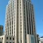 Color image of St. Paul City Hall and Ramsey County Courthouse viewed from the south side of Kellogg Boulevard, 2005.