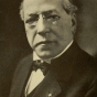 Black and white photograph of Samuel Gompers, c.1918.