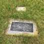 Headstone at Anoka State Hospital cemetery
