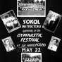 Poster for Sokol gymnastics festival