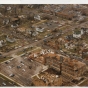 Aerial view of St. Peter showing massive destruction caused by the tornado.