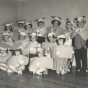 Black and white photograph of the St. Paul Talmud Torah Nursery School graduating class of ca. 1950.