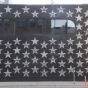 Color image of Stars on the exterior wall of First Avenue. Photograph by Daniel Corrigan.