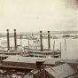 Steamboats Itasca and War Eagle at the St. Paul levee, 1859.
