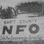 Black and white photograph of a National Farmers Organization checkpoint in Clontarf,1964.