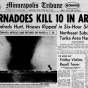 Front page of the <em>Minneapolis Tribune</em>, May 7, 1965