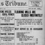 Flour-milling strike newspaper headline