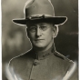 Black and white photograph of Major Thomas Warham, c.1918. Warham was commander of the Medical Corps, Motor Corps Division.