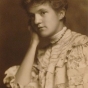 Black and white photograph of Frances E. Andrews, ca. 1907.