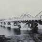Black and white photograph of the Anoka–Champlin Mississippi River Bridge 4380, ca. 1930. 