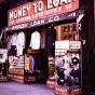 Brody Loan Company storefront, 1950s	