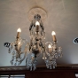 Crystal chandelier linked to Nina Clifford