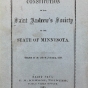 Constitution of a Scottish benevolent association