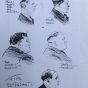 Sketch of defendants in Winnipeg Liquor Conspiracy from the Minneapolis Tribune, 1920