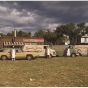 Howard’s Cafeteria with four catering delivery vehicles, 3300 Fourth Ave South, Minneapolis, ca. 1970s. Photo by H.M. Schwang Photo Co. Oscar C. Howard papers, 1945–1990 (P1842), Cafeteria and Industrial Catering Business, Manuscripts Collection, Minnesota Historical Society.