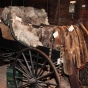 Color image of an exhibit from the Westbrook Heritage House Museum, housed in the old Westbrook Depot.