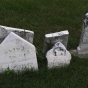 Tombstones in Prairie Home Cemetery