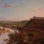 Oil on canvas painting of Fort Snelling created c.1855.