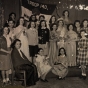 Black and white photograph of Emanuel Cohen Girl Scout Troop 140, Minneapolis, 1944.