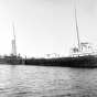 Black and white photograph of the Hesper, c.1900. 