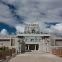 Color image of the Hindu Temple of Minnesota in Maple Grove. Photographed by Flickr user Paul Weimer on September 4, 2011.