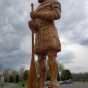 Voyageur statue in Cloquet