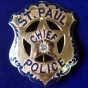 John J. O'Connor’s chief-of-police badge