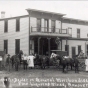 Black and white photograph of John Lockedell General Merchandise & Fine Liquors, ca. 1900–1910. 