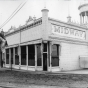 Photograph of John Haas’s Midway saloon, Moorhead, ca. 1890s.