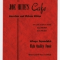 Joe Huie’s Café menu