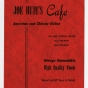 Joe Huie’s Café menu