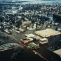 Aerial view of East Grand Forks, flooded