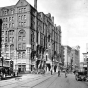 Fifth and Hennepin looking west, Minneapolis