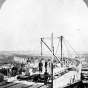 Stone Arch Bridge as it neared completion, Minneapolis