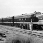 George E. Mackinnon with train crew