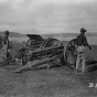 Members of Battery B of Minneapolis, First Battalion of Artillery 