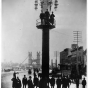 Lighting tower at Bridge Square, Minneapolis