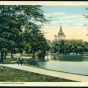 Loring Park with a view of St. Mary's Basilica, Minneapolis